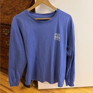 Saturdays NYC Airbrush Flower Long Sleeve Tee